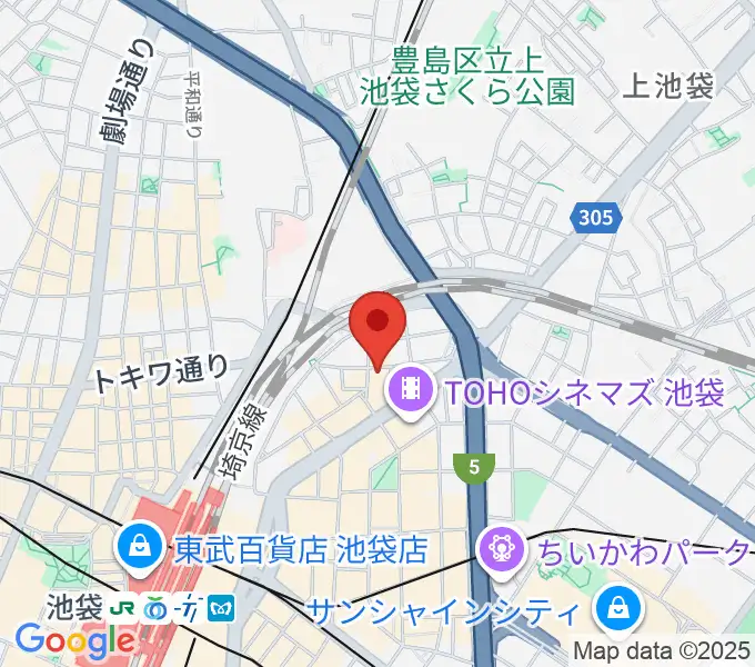 イケベ ユーズド ギターズGETの地図