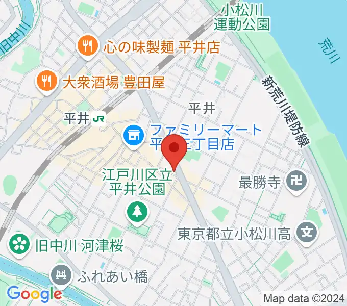 スタジオ・オトキチの地図