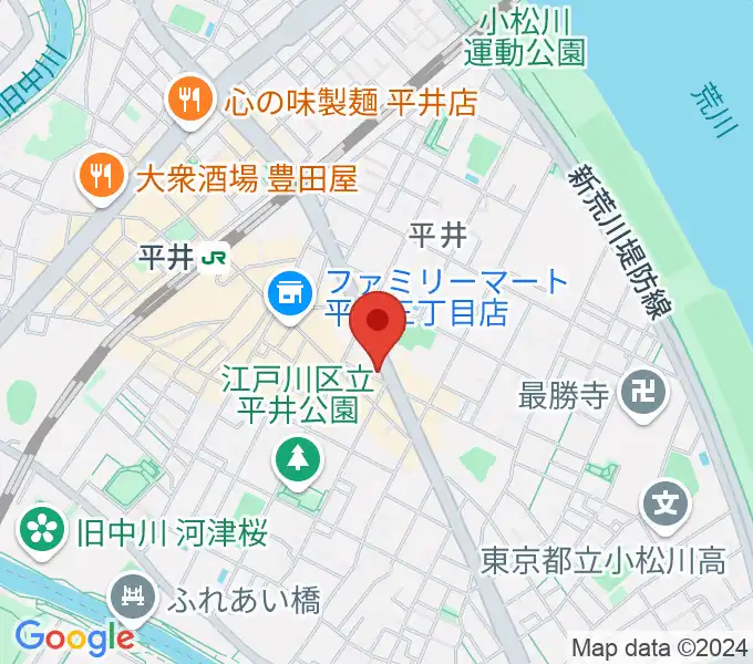 スタジオ・オトキチの地図