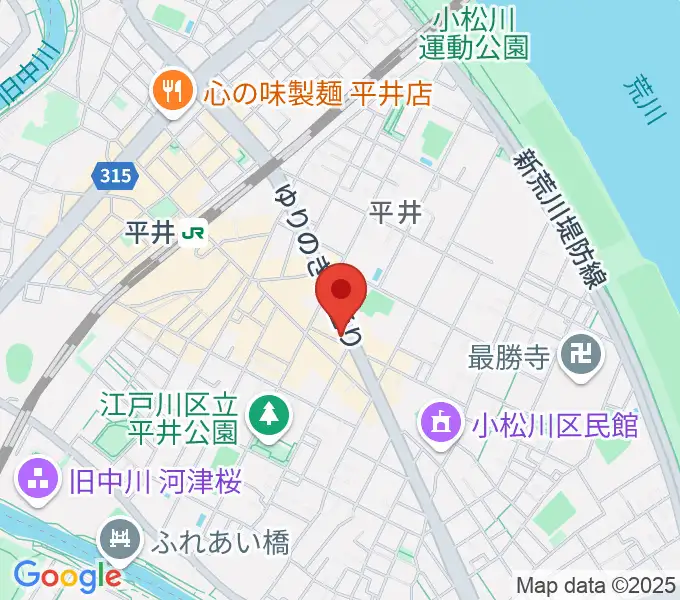 スタジオ・オトキチの地図