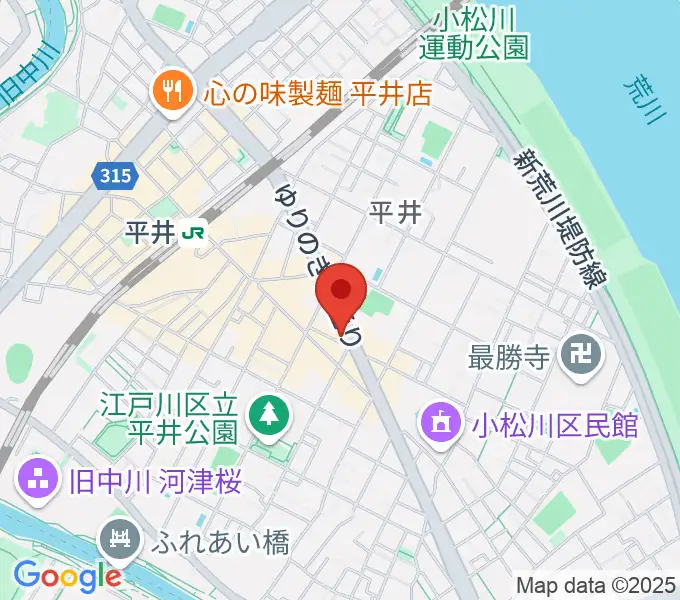 スタジオ・オトキチの地図