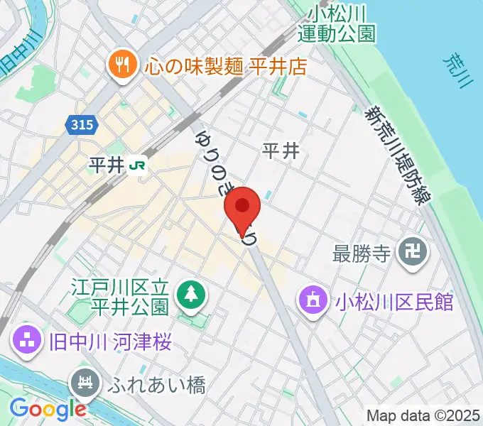 スタジオ・オトキチの地図