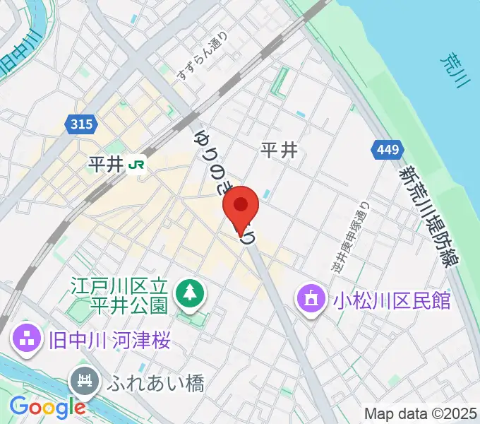 スタジオ・オトキチの地図