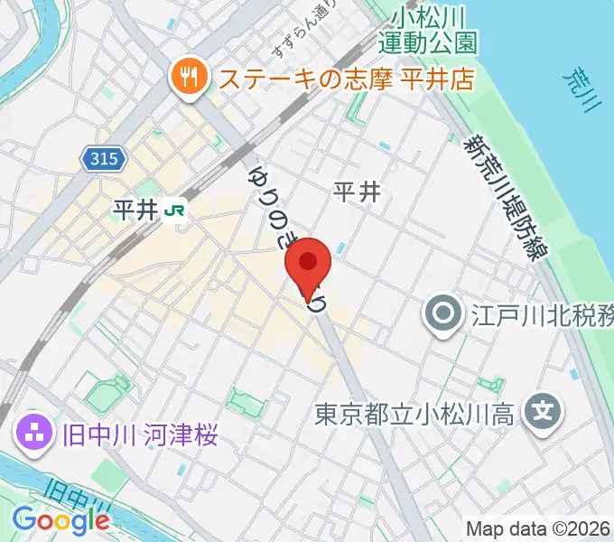 スタジオ・オトキチの地図