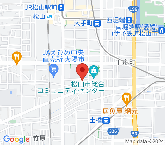 松山コスモシアターの場所