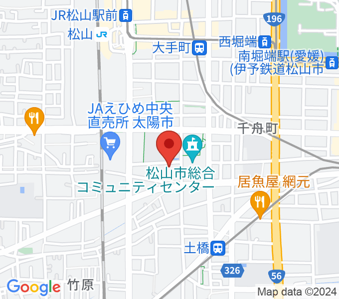 松山コスモシアターの場所
