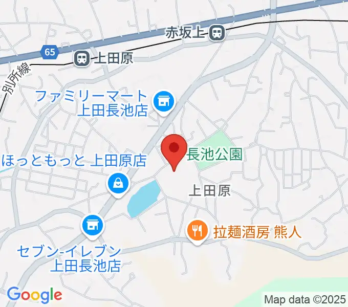 上田創造館の地図