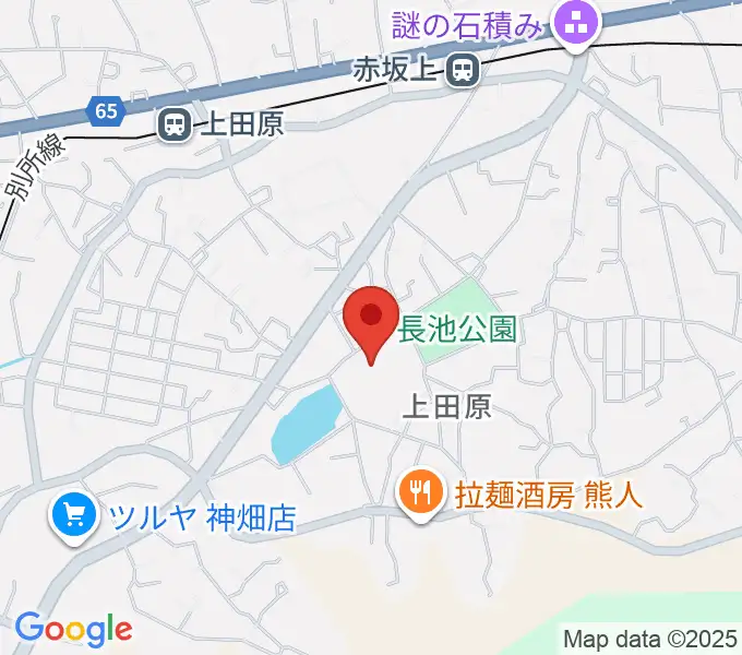 上田創造館の地図