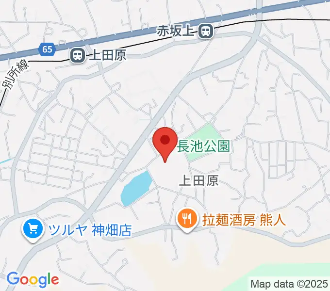 上田創造館の地図