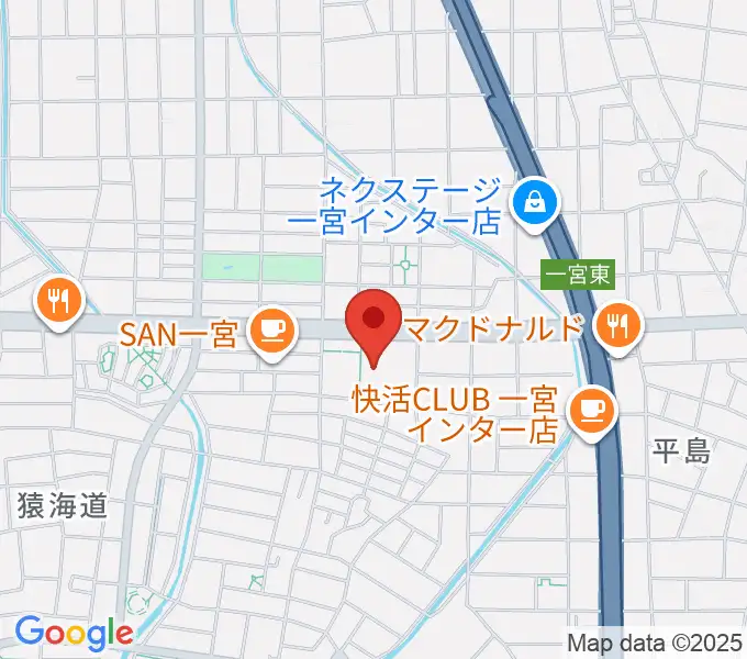 アイプラザ一宮の地図