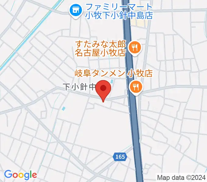 小牧市北里市民センターの地図