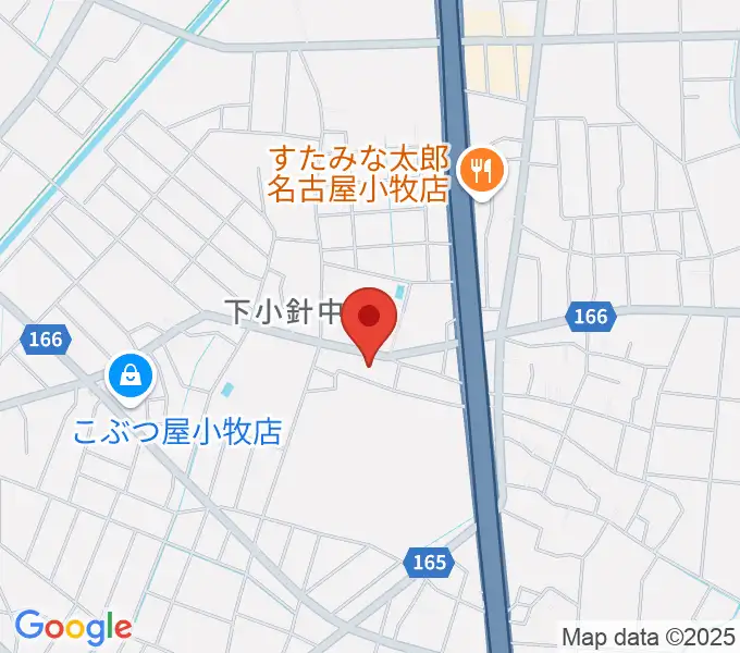 小牧市北里市民センターの地図