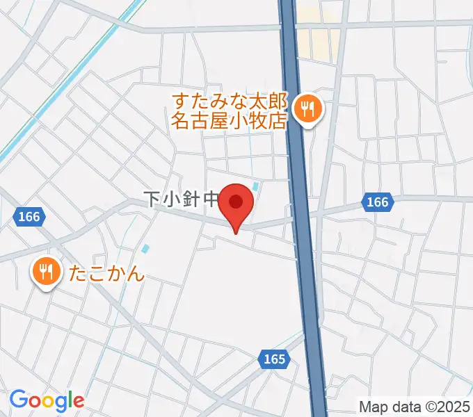 小牧市北里市民センターの地図