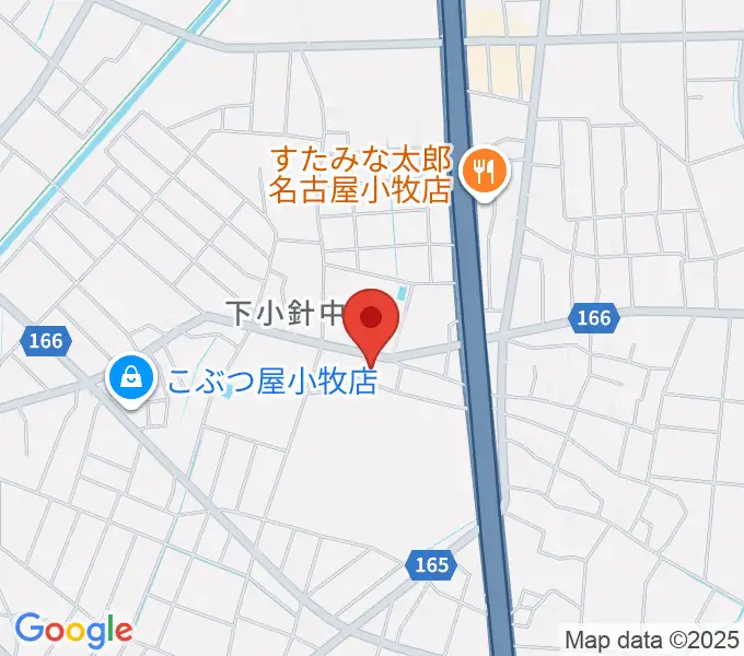 小牧市北里市民センターの地図