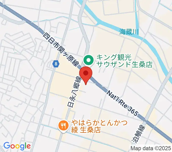 おふろcafé 湯守座の地図