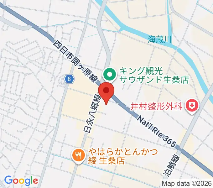 おふろcafé 湯守座の地図