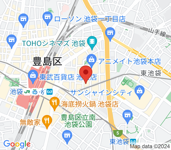ミクサライブ東京の場所