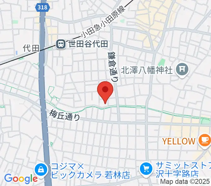 ナサンドラパレススタジオの地図