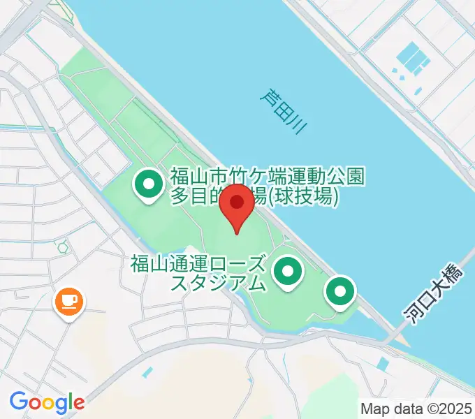 エブリイ福山市民球場の地図