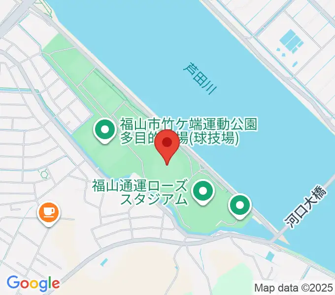 エブリイ福山市民球場の地図