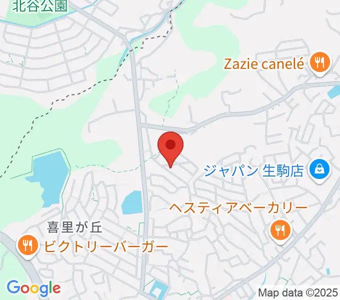 SBM studio 生駒の地図
