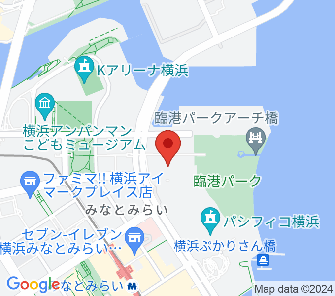 パシフィコ横浜ノースの場所