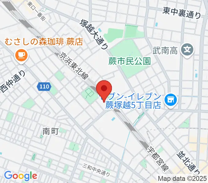 レッスル武闘館 アイスリボン道場の地図