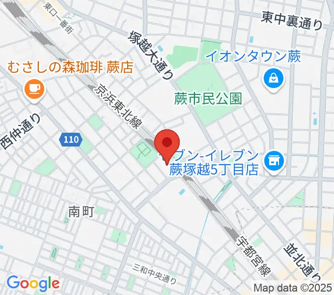 レッスル武闘館 アイスリボン道場の地図