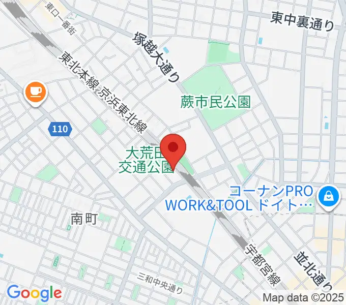 レッスル武闘館 アイスリボン道場の地図