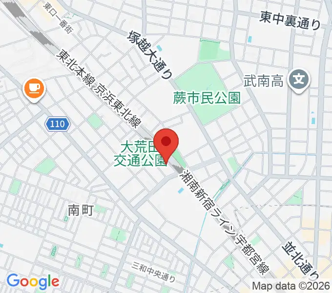 レッスル武闘館 アイスリボン道場の地図