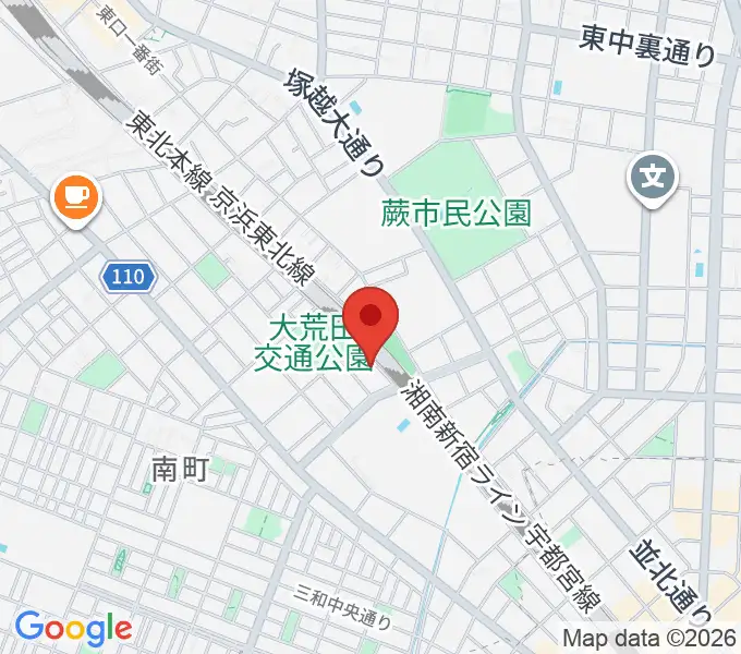 レッスル武闘館 アイスリボン道場の地図