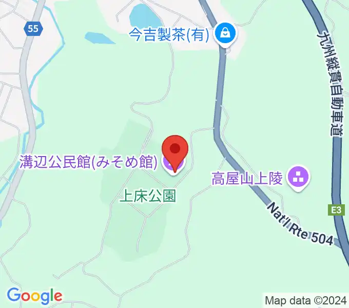 溝辺公民館 みそめ館の地図