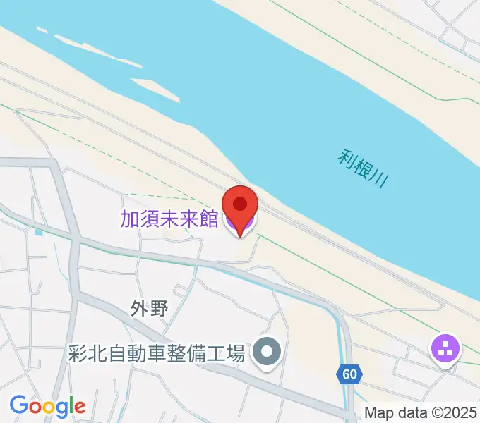 加須未来館の地図