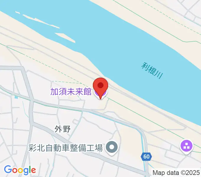 加須未来館の地図