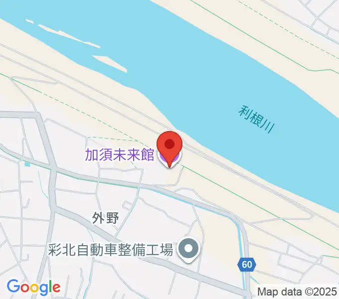 加須未来館の地図