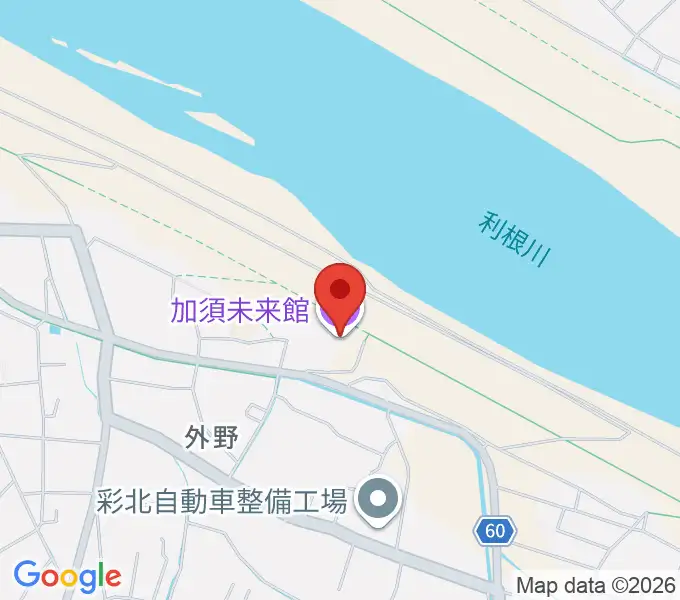 加須未来館の地図