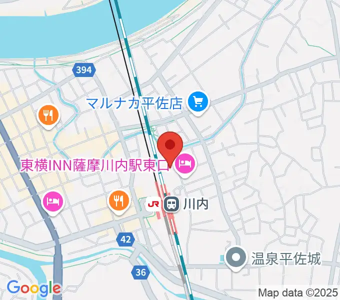 SSプラザせんだいの地図