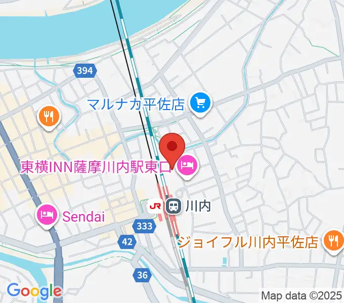 SSプラザせんだいの地図