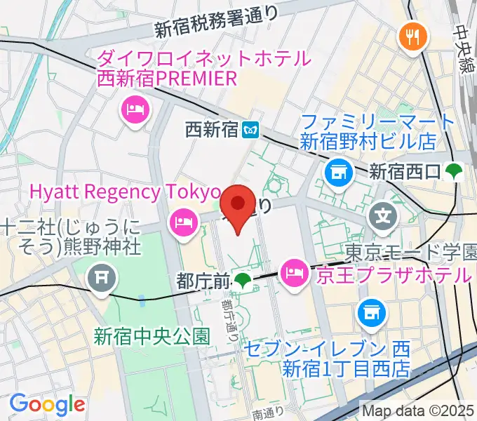 新宿住友ビル三角広場の地図
