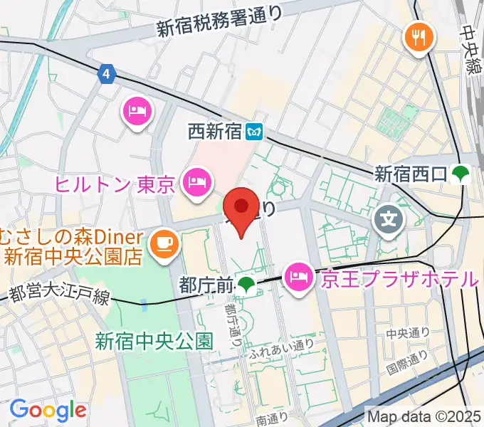 新宿住友ビル三角広場の地図