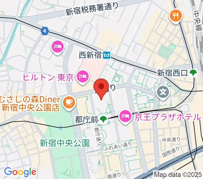 新宿住友ビル三角広場の地図