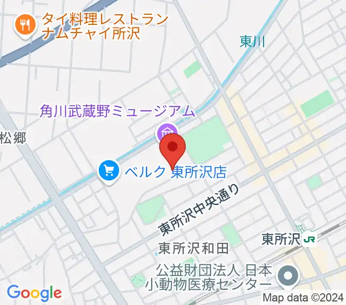 ところざわサクラタウン・ジャパンパビリオンの地図