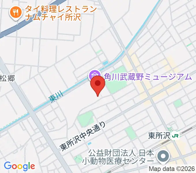 ところざわサクラタウン・ジャパンパビリオンの地図