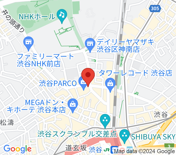 ユニオンレコード渋谷の場所