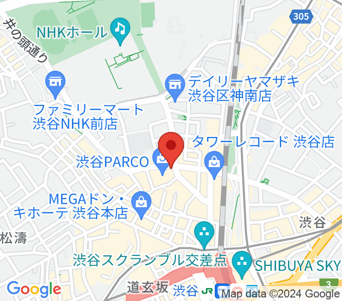 ユニオンレコード渋谷の場所