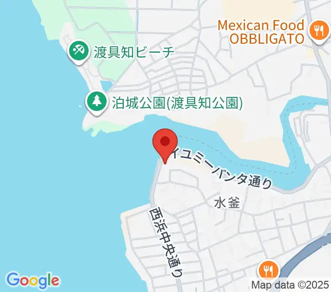 嘉手納町マルチメディアセンターの地図