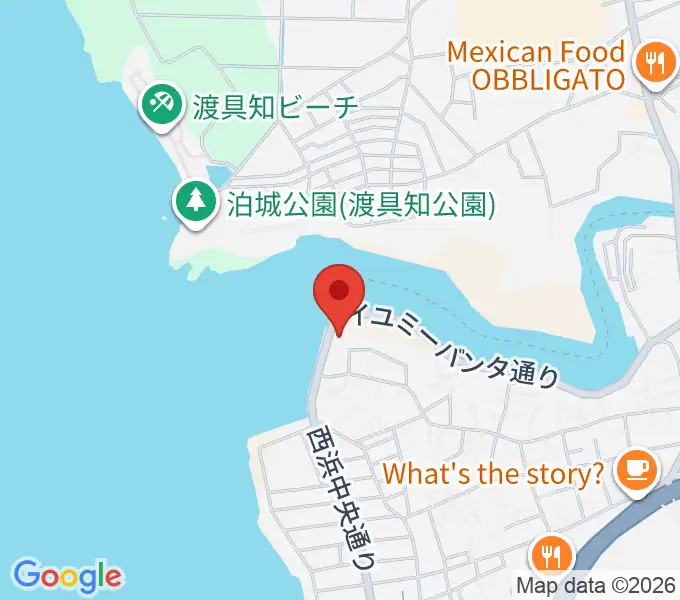 嘉手納町マルチメディアセンターの地図