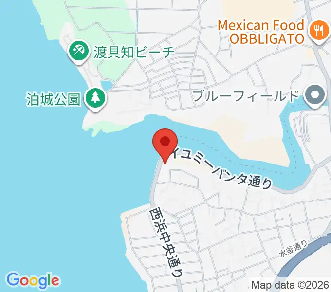 嘉手納町マルチメディアセンターの地図