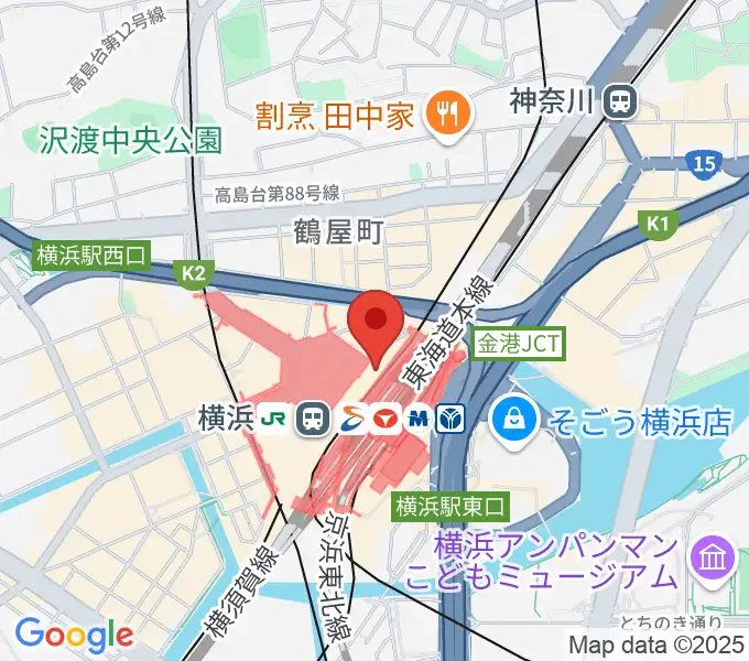 T・ジョイ横浜の地図