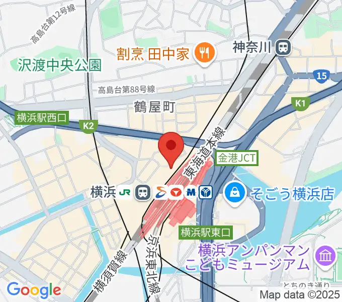 T・ジョイ横浜の地図